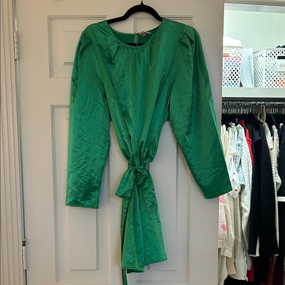 A New Day Vibrant Green Blouse
